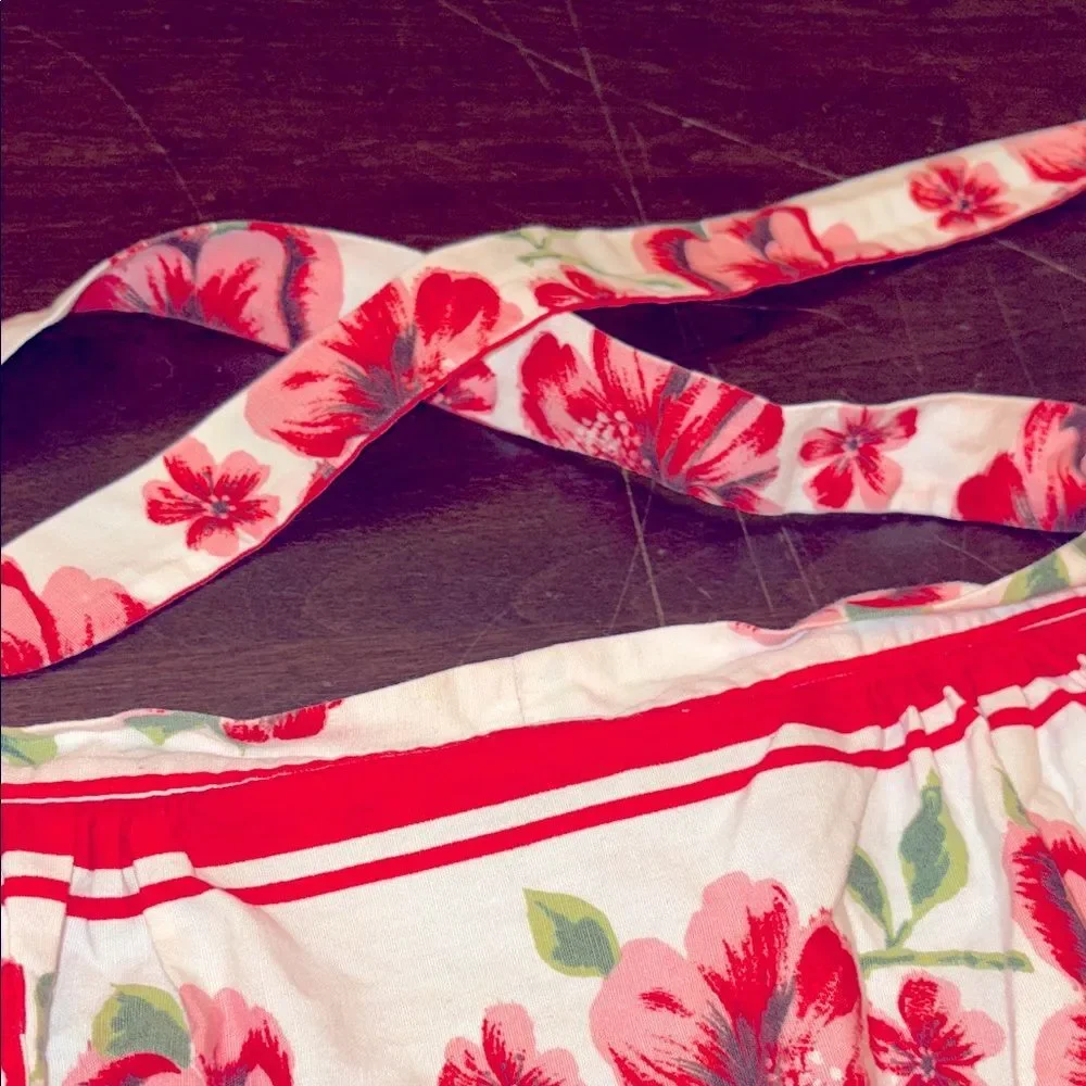 Vintage Floral Kitchen Apron
